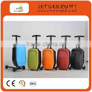 2014 Small Hard Trolley Suitcase Scooter thumbnail-1