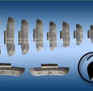 Zinc Clip-on Balance Weight for Steel Wheel (model A) thumbnail-1