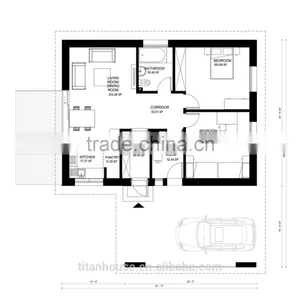 80 Square Meter Prefab Villa Houses Made in China thumbnail-3