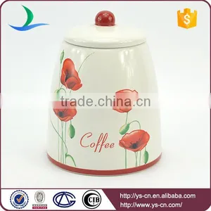 Wholesale Ceramic Tea Sugar And Coffee Canister Food Jar thumbnail-4