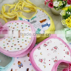 Trangle Cotton Silicone Baby Bib Wholesale thumbnail-1