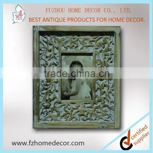 Hot Sale Wood Engraved Photo Picture Frames Wood Carved Picture Frames thumbnail-3