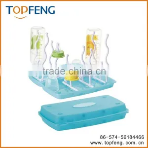 Milk Bottle Holder/Baby Milk Bottle Drying Rack/Baby Infant Kitchen Clean Shelf thumbnail-1