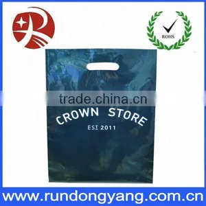 Printing Patch Handle Die Cut Plastic Bag for Shopping thumbnail-1