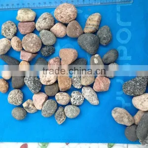 Mixed Color Flat Pebble River Stone, Natural Pebble Stone thumbnail-2