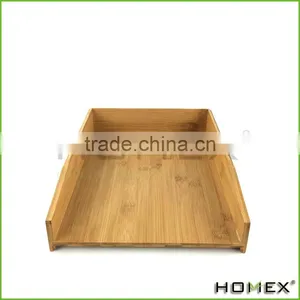 Natural Office A4 Bamboo Letter Tray Homex-BSCI thumbnail-1