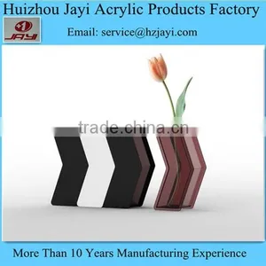 China Manufacturer Wholesale Acrylic Transparent Big Flower Vase thumbnail-1