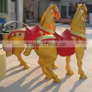 Customized Life-size Fiberglass Horse Figure thumbnail-6