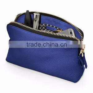 Genuine Leather Makeup Bag Custom/travel Makeup Bag/trolley Makeup Bag thumbnail-2