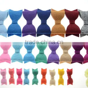 2017 New Fancy Felt Bobby Pin With Bowknot for Girls Hair Clips Kids Hair Decoration thumbnail-1