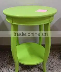 Modern ROUND End Table With Color Design thumbnail-1