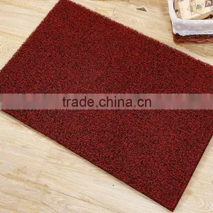 Wholesale Leaf Texture Door Mat Chenille Fabric thumbnail-1