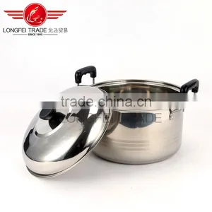 Hot Selling Stainless Steel American High Pot / Soup Pot Kitchen Cookware thumbnail-5