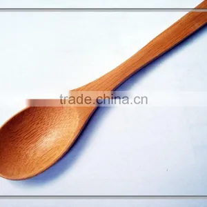 Bamboo Rice Spoon for Children, Wooden Tea Coffee or Juice Disposable Mixing Spoon thumbnail-2