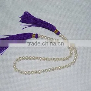6-6.5mm White Round Akoya Pearl Strand thumbnail-2