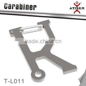 Best Alphabet Style Locking Carabiner Multi Function Hiking Survival Rock Climbing Tool thumbnail-1