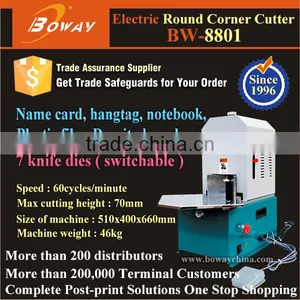 70mm Cut Height 7 Knife Dies Electric Round Corner Cutting Machine thumbnail-1
