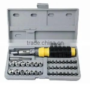 40pcs Ratchet Socket & Screwdriver Tools Kit thumbnail-1