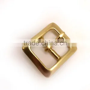 Solid Brass Center Bar Buckle With One Prong, Polished Belt Buckle thumbnail-2