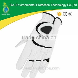 2015 Jiangsu Green Golf Glove Men and Women Cabretta Leather Golf Gloves thumbnail-3