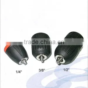 3 Jaws Alloy Steel Plastic Body Keyless Drill Chuck For Power Tool thumbnail-1
