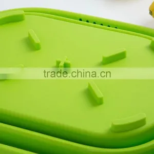 Silicone Square Shaped Collapsible Wash Basin,storage Bowl thumbnail-2