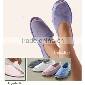 Comfort Slippers/ Most Comfotable Slippers/indoor Shoes/comforts Shoes/clinic Comfort Slippers/Easy Adjustable Closure/indoor sh thumbnail-1