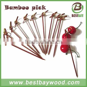 Bamboo Knot Skewer Green,black,red Color thumbnail-2