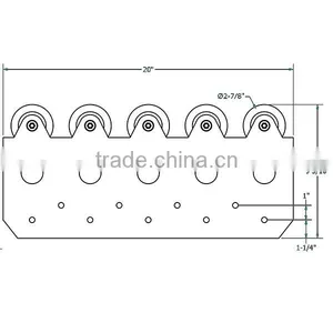 Hot Sale High Quality TSQ04D Flat Track Double Sliding Barn Door Hard thumbnail-2