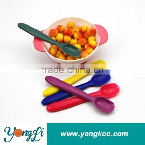 Eco-friendly Silicone Change Colors Baby Toy Spoon thumbnail-1