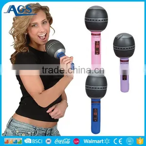 Wholesale Kid Multi-color Customize Inflatable Microphone Toy thumbnail-1