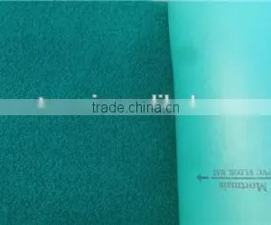 Mould Proof Soft Green Floor Carpet Pvc Mat in Roll thumbnail-3