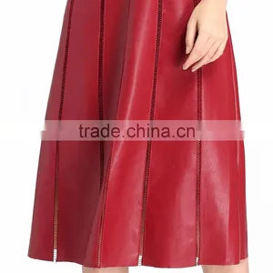 2017 Latest Party Hot Casual Woman Sexy Leather Dress thumbnail-2