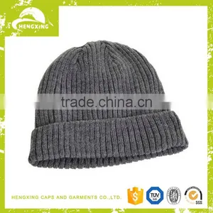 Fashion Knitted Warm Hand Made Acrylic Custom Beanie thumbnail-1