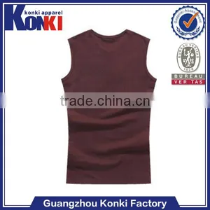 Wholesale 100 Cotton Men Cheap Tank Tops thumbnail-1