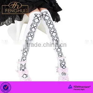 Latest Lovely Bowknot Pattern Stockings thumbnail-1