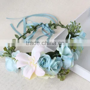 2017 Hot Sale Fashion Baby Girl Lace Flower Hair Band Fancy Hair Accessories thumbnail-3