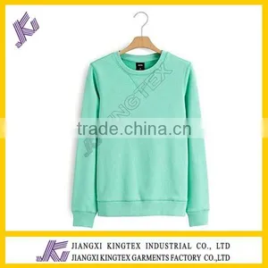 T/C80/20 Fleece Ladies Round Neck Sweater thumbnail-3