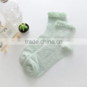 Zm40582b Women Mid-calf Length Sock Ladies Pure Color Cotton Socks thumbnail-4