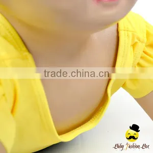 Kids Cute Unisex Remake Props Bee Cosplay Yellow And Black Flutter Sleeve One Piece Beach Clothes With Cap 2pcs Swimwear thumbnail-4