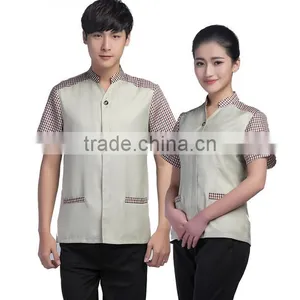 Good Quality Big Discount Factory Wholesale Fashionable Modern Hotel Waitress Uniforms for Sale thumbnail-3