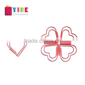 Heart Shape Planner Clip Stainless Steel Plating Paper Clip thumbnail-1