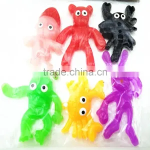 Small 6 Alien TPR Sticky Toy Sticky Alien Animal Toys thumbnail-1
