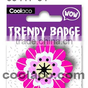 Wood Pin Badge Colorful Wooden Pokemon Badge thumbnail-1
