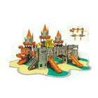 Engineering Plastic and Wood Unti-static Safe Kids Castle Playground thumbnail-1