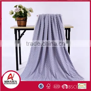 100 Polyester Fleece Solid Micromink Blanket Backside Sherpa thumbnail-1