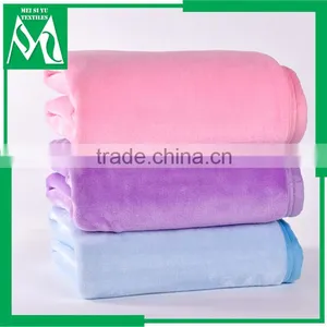 New Design Blanket Thick Fleece Travel With Trim thumbnail-1