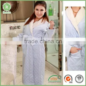 High Quality Breathable Glossy Sauna Adult Bathrobe thumbnail-5