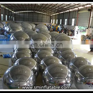 China Supplies Wholesale Inflatable Mirror Ball Silver Mirror Ball Decoration On Sale thumbnail-1