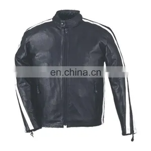 HMB-0405D LEATHER MOTORBIKE JACKETS MOTORCYCLE BIKER COATS thumbnail-1